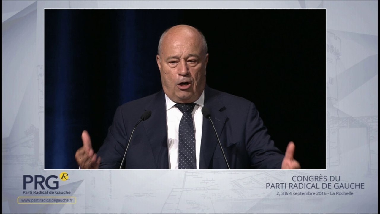 Congrès PRG 2016 - Discours de Jean-Michel Baylet