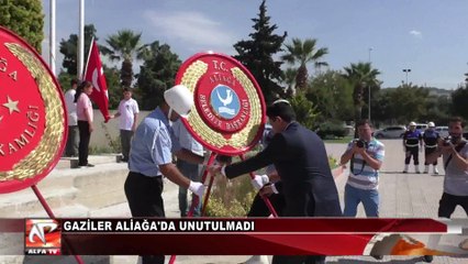 Aliağa’da Gaziler Günü Kutlandı