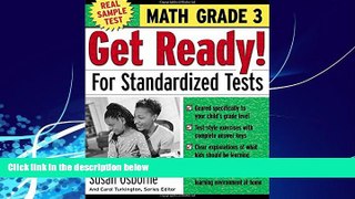 Big Deals  Get Ready! For Standardized Tests : Math Grade 3  Best Seller Books Most Wanted