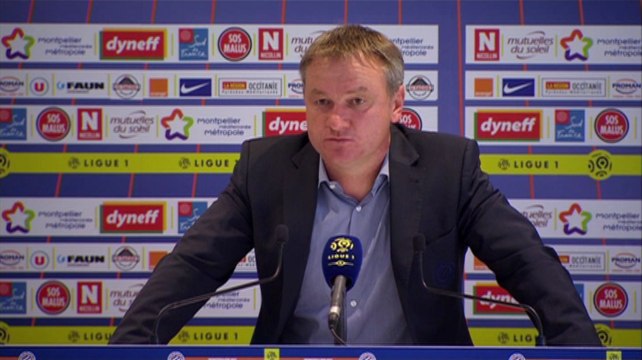 Frédéric Hantz après MHSC 1-1 OGCN