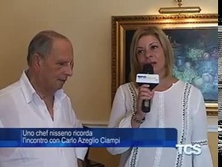 Uno chef nisseno ricorda lincontro con Carlo Azeglio Ciampi