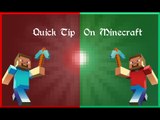 Quick Tip On Minecraft  2