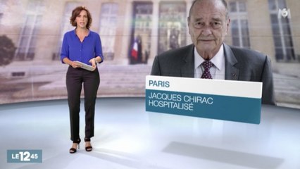 Zap Actu du 19 septembre 2016 - Jacques Chirac hospitalisé à Paris pour une infection pulmonaire !