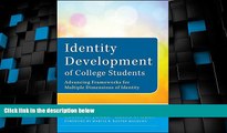 Big Deals  Identity Development of College Students: Advancing Frameworks for Multiple Dimensions
