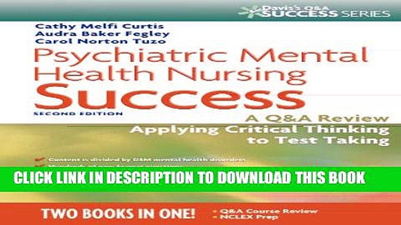 [PDF] Psychiatric Mental Health Nursing Success: A Q A Review Applying Critical Thinking to Test