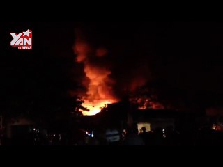 Cháy chợ Bình Sơn Hà Tĩnh