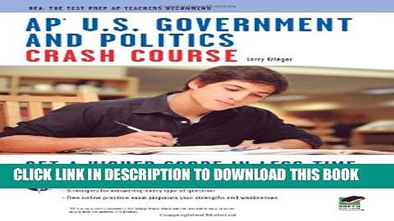[PDF] APÂ® U.S. Government   Politics Crash Course Book + Online (Advanced Placement (AP) Crash