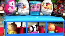Peppa Pig Surprise School Bus with MyLittlePony Mashems Fashems Disney Frozen Olaf Onibus