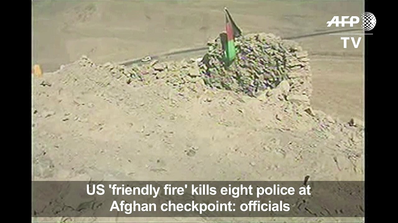 US 'friendly fire' kills eight Afghan police: officials