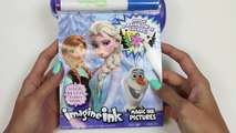 Disney FROZEN Imagine Ink Magic Marker Coloring Activity Book Queen Elsa, Princess Anna & Olaf!