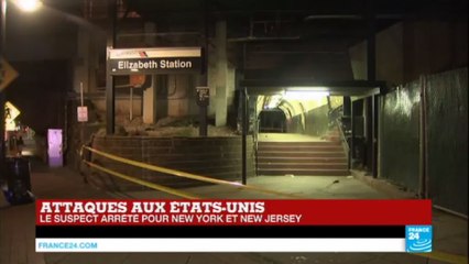 BOMBES à New York et dans le New Jersey : le principal suspect arrêté