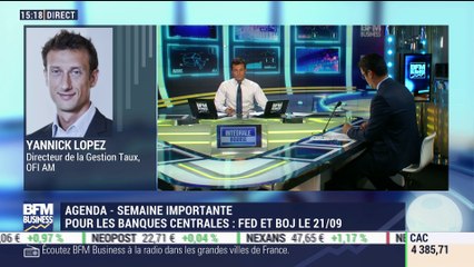 BoJ et Fed: "On attendra avec beaucoup plus d'attention ce qui va émaner du Japon que des États-Unis", Yannick Lopez - 19/09