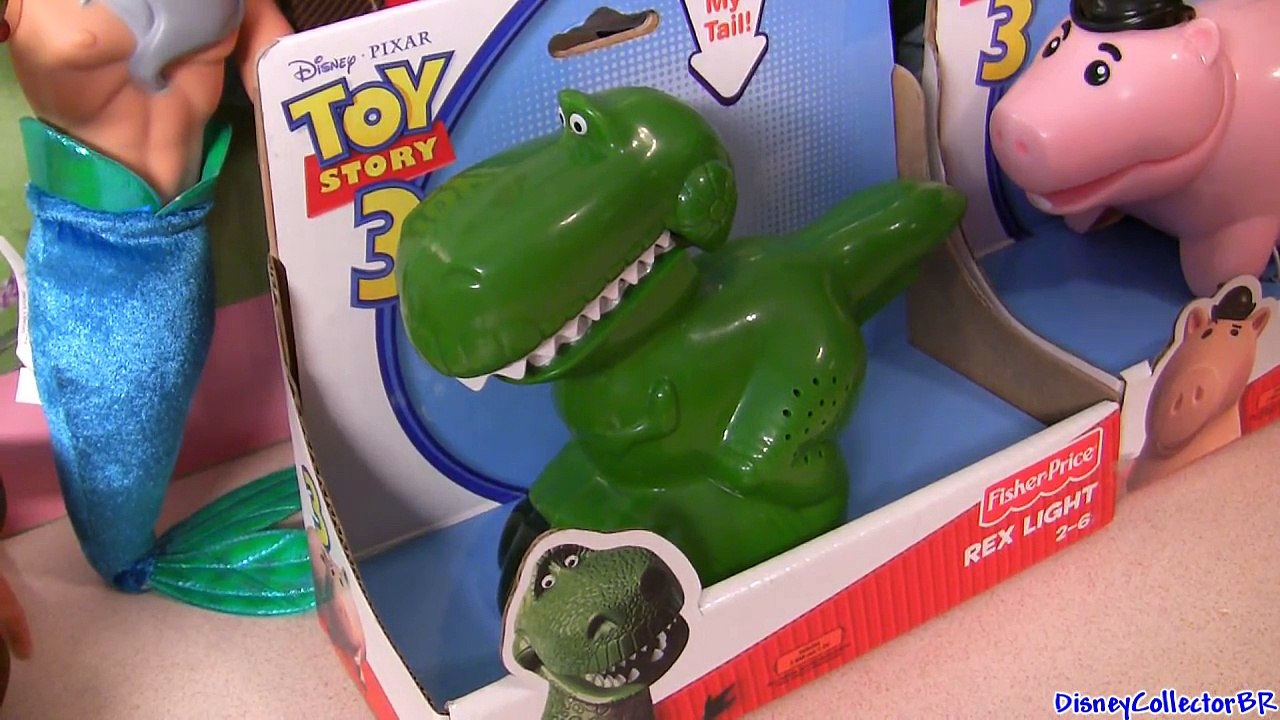 Toy Story 3 Talking Toys Porquinho HAMM e Dinossauro REX brinquedos