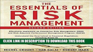 New Book The Essentials of Risk Management, Second Edition