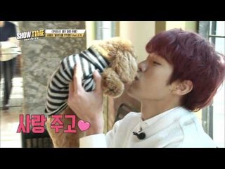 (Showtime INFINITE EP.9) Sungyeol with his puppy 'baby'