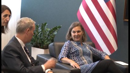 NDIHMESEKRETARJA AMERIKANE E SHTETIT NE KOSOVE PER MIRATIMIN E DEMARKACIONIT LAJM