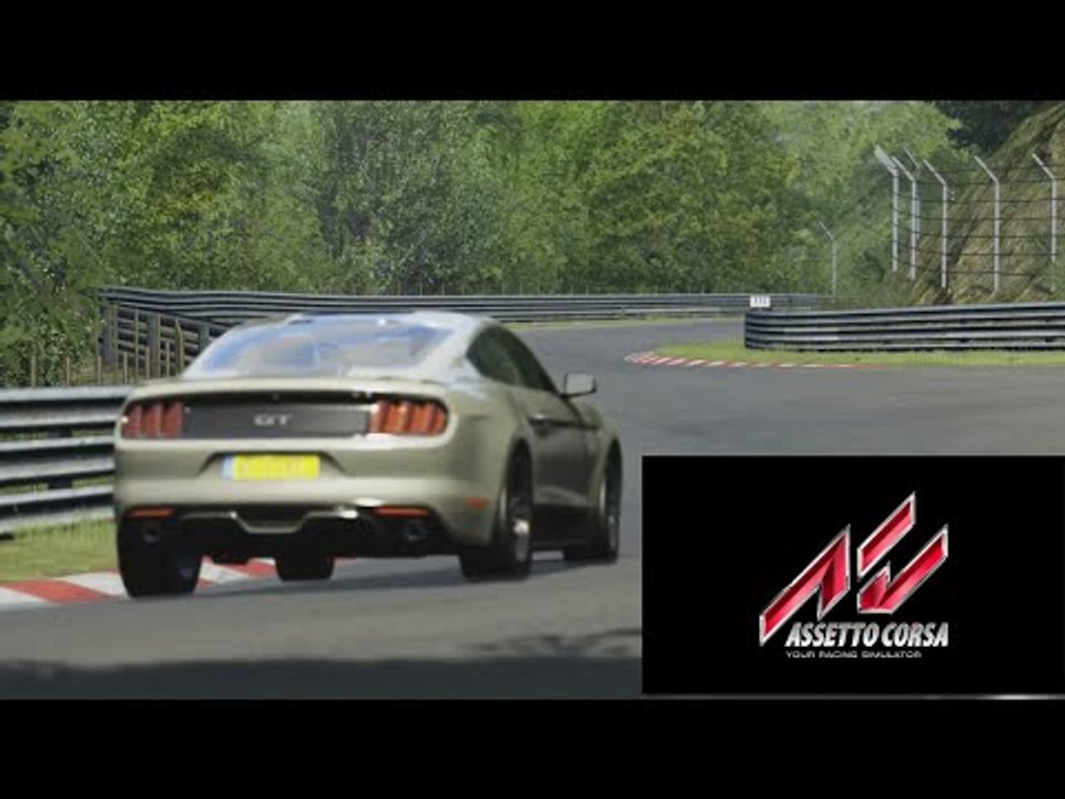 Assetto Corsa PS4 | Ford Mustang 2015 | Nordschleife Tourist (Bridge to Gantry)