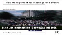 Collection Book Risk Management for Meetings and Events (Events Management)