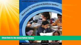 Big Deals  Words Their Way: Word Sorts for Derivational Relations Spellers, 2nd Edition  Best