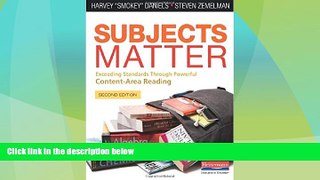 Big Deals  Subjects Matter, Second Edition: Exceeding Standards Through Powerful Content-Area