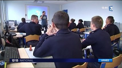 Rentrée à l'école des mousses à Cherbourg