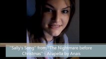 Anais (aka LeMadMorona) in ''Sally's Song'' ( The Nightmare Before Christmas) Acapella -