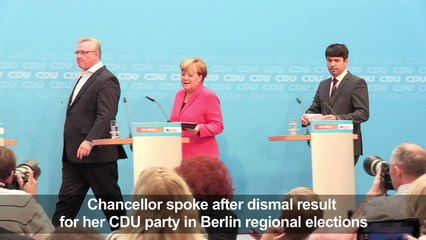 Merkel admits mistakes as anti-migrant party surges