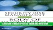 New Book Security Risk Management Body of Knowledge
