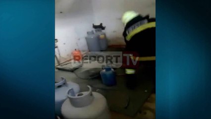 Report TV - Vlorë, shpërthen pika e furnizimit me gaz, plagoset rëndë një person