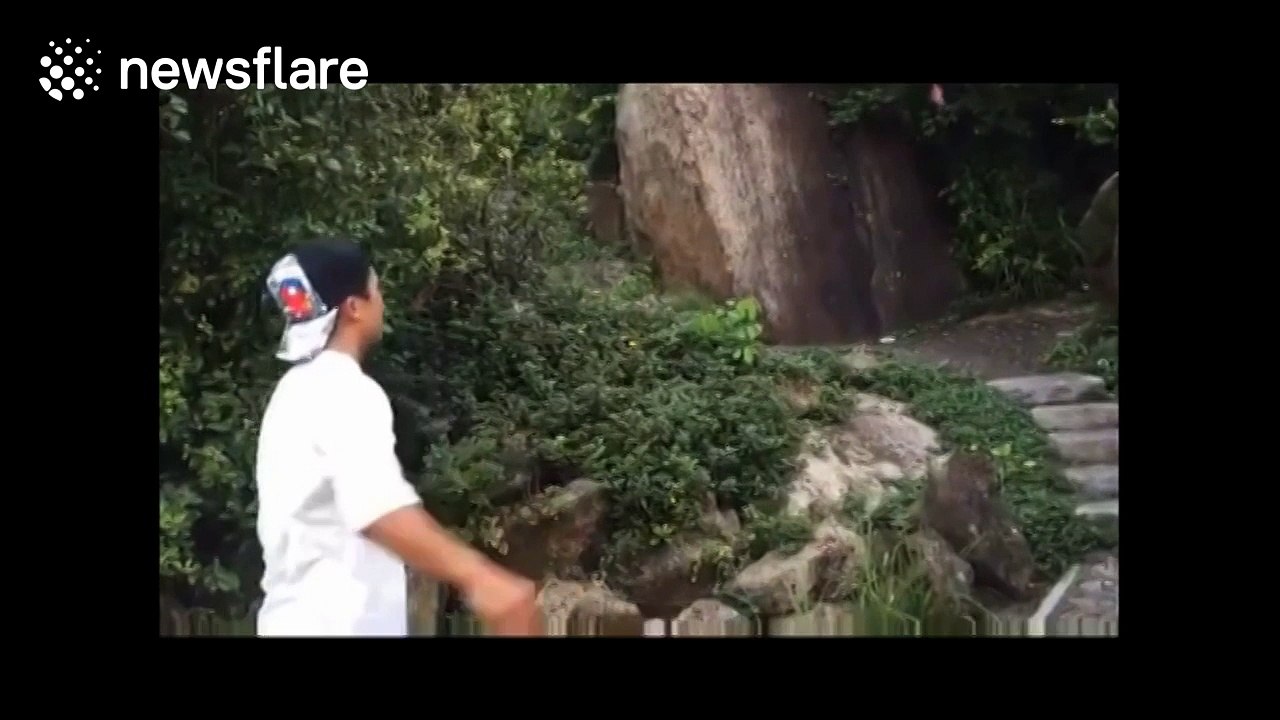 Kung-fu practitioner opens cans by throwing playing cards at them