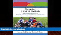 Big Deals  Mastering ESL/EFL Methods: Differentiated Instruction for Culturally and Linguistically