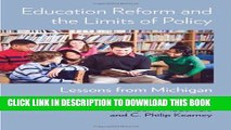 Collection Book Education Reform and the Limits of Policy: Lessons from Michigan