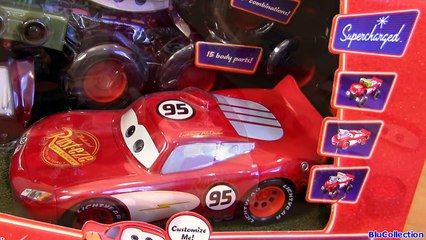 Download Video: Monster Truck Gear Up n Go Lightning McQueen CARS 2 Buildable Toy From Disney Pixar Toys