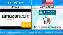 GIVEAWAY LINK IN DESCRIPTION &. [CLOSE] $300 Amazon Gift Card Free   USA only Giveaway