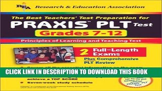 Collection Book The Best Teachers  Test Preparation for the Praxis Plt Test: Grades 7-12 :