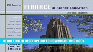 New Book Finance in Higher Education (2nd Edition)