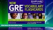 Big Deals  Kaplan New GRE Vocabulary Flashcards  Best Seller Books Most Wanted