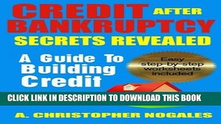Collection Book Credit After Bankruptcy Secrets Revealed