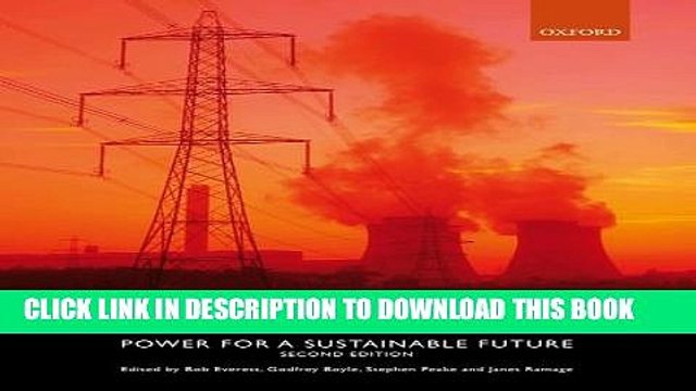 New Book Energy Systems and Sustainability: Power for a Sustainable Future