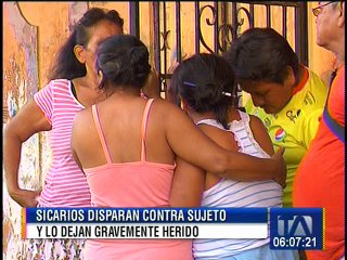 Download Video: Sicarios disparan contra un hombre en el Guasmo Norte