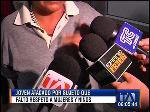 Le cortaron la cara con un pico de botella