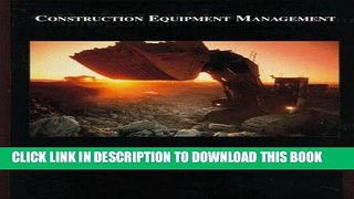 Collection Book Construction Equipment Management