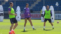 Cristiano Ronaldo e Bale retornam aos treinos no Real Madrid