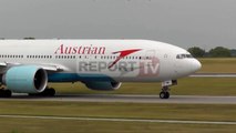 Report TV - Austrian Airlines anulon fluturimin drejt Tiranës, shkak moti i ke