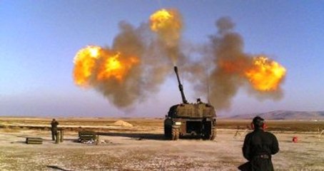 Fırat Kalkanı Harekatı'nda 75 Deaş Hedefine 289 Fırtına Mermisi Atıldı
