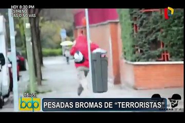 VIDEO: pesadas bromas de falsos ‘terroristas’