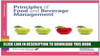 New Book ManageFirst: Principles of Food and Beverage Management with Online Test Voucher (2nd