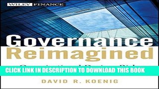 Collection Book Governance Reimagined: Organizational Design, Risk, and Value Creation