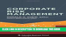 New Book Corporate Corporate Risk Management