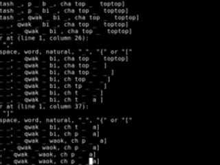 ASCII Rave in Haskell